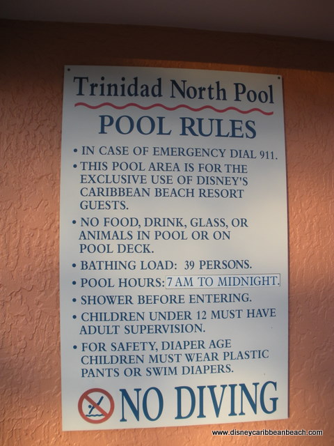 Trinidad North Pool Rules